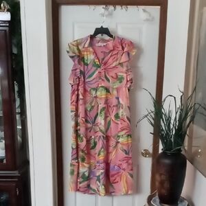 Umgee Multicolor Abstract Dress